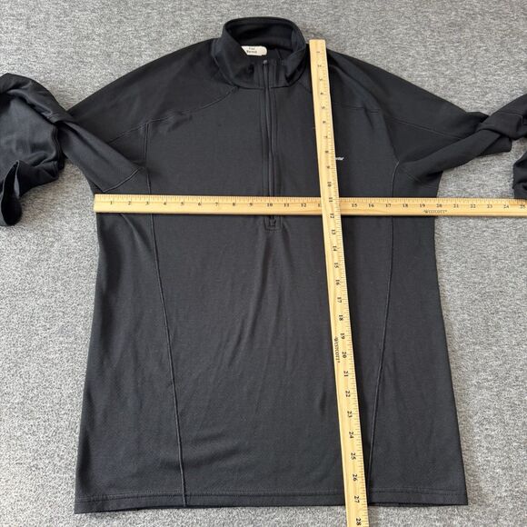 Patagonia Capilene 3 Midweight Polartec Black 1/4 Zip Pullover Men's Size Medium - Picture 5 of 6